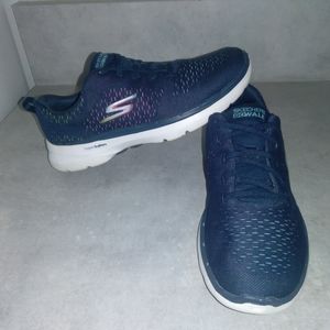 Skechers Blue Air Cooled Goga Mat Sneakers Size 9